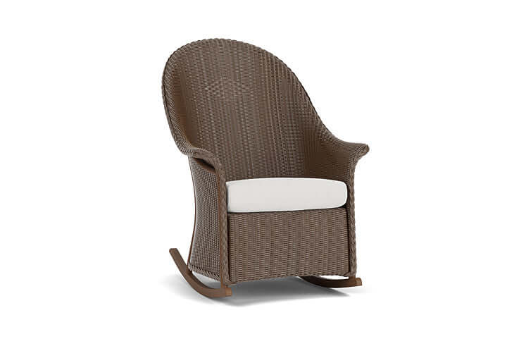 Lloyd Flanders Universal Loom High Back Porch Rocker - 5236 Bark