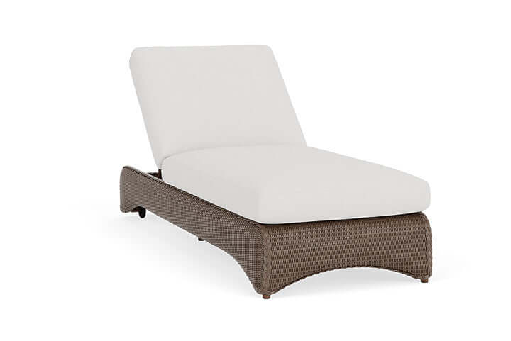 Lloyd Flanders Universal Loom Chaise Bark