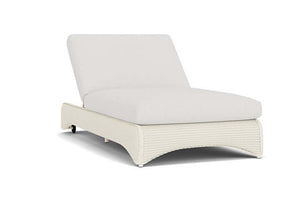 Lloyd Flanders Universal Loom Double Chaise Ivory