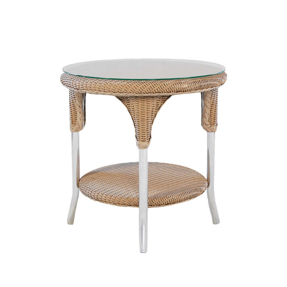 Lloyd Flanders Universal Loom 24" Round End Table - 86224