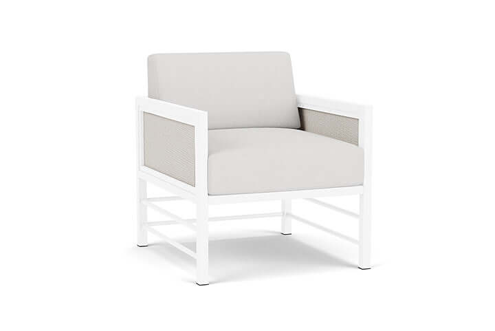 Lloyd Flanders Southport Lounge Chair Antique White