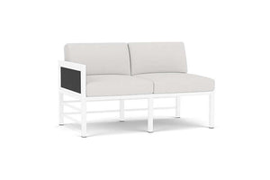 Lloyd Flanders Southport Right Arm Loveseat Charcoal