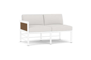 Lloyd Flanders Southport Right Arm Loveseat Hickory