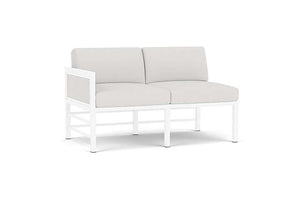 Lloyd Flanders Southport Right Arm Loveseat White