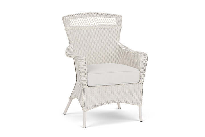 Lloyd Flanders Universal Loom Dining Armchair - 66001 Antique White