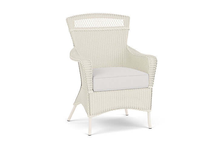 Lloyd Flanders Universal Loom Dining Armchair - 66001 Ivory