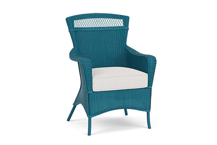 Lloyd Flanders Universal Loom Dining Armchair - 66001 Peacock