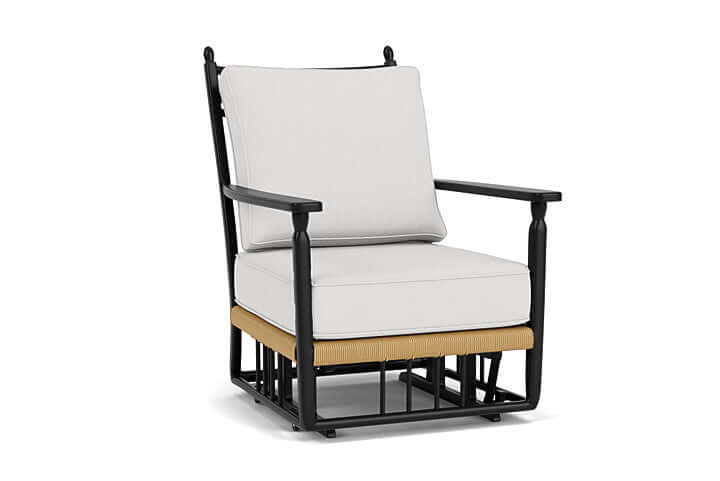 Lloyd Flanders Low Country Glider Lounge Chair Natural