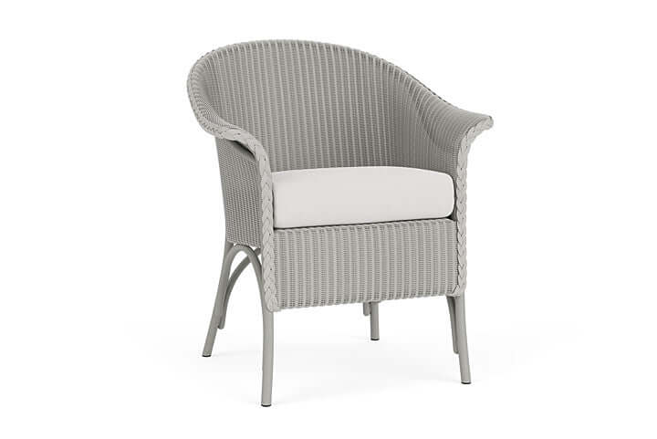 Lloyd Flanders Universal Loom Dining Armchair - 8001 Platinum