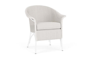 Lloyd Flanders Universal Loom Dining Armchair - 8001 White