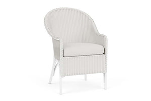 Lloyd Flanders Universal Loom Dining Armchair - 8004 Matte White