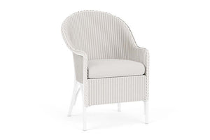 Lloyd Flanders Universal Loom Dining Armchair - 8004 White