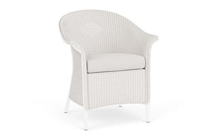 Lloyd Flanders Universal Loom Dining Armchair - 8007 White