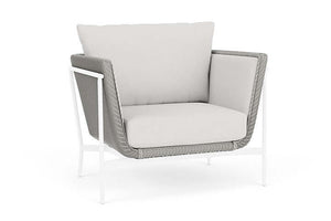 Lloyd Flanders Solstice Lounge Chair Platinum