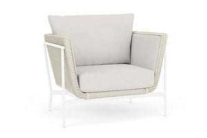 Lloyd Flanders Solstice Lounge Chair Ivory