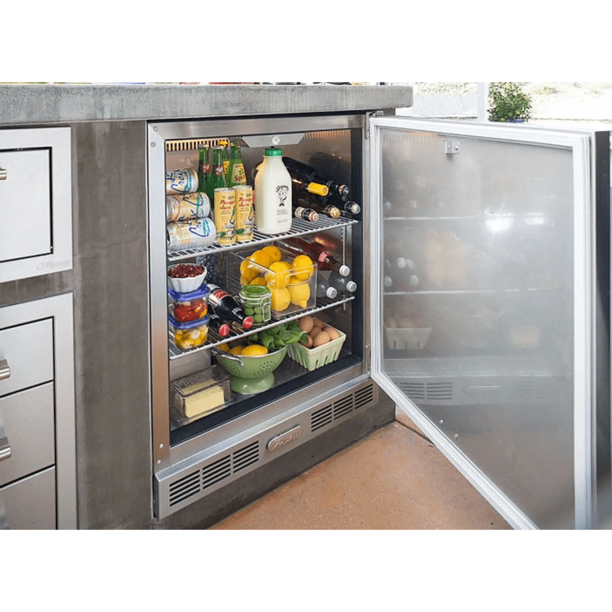 Alfresco Single Door Refrigerator-Default Title