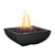American Fyre Designs 30" Bordeaux Petite Square Fire Bowl-Natural Gas