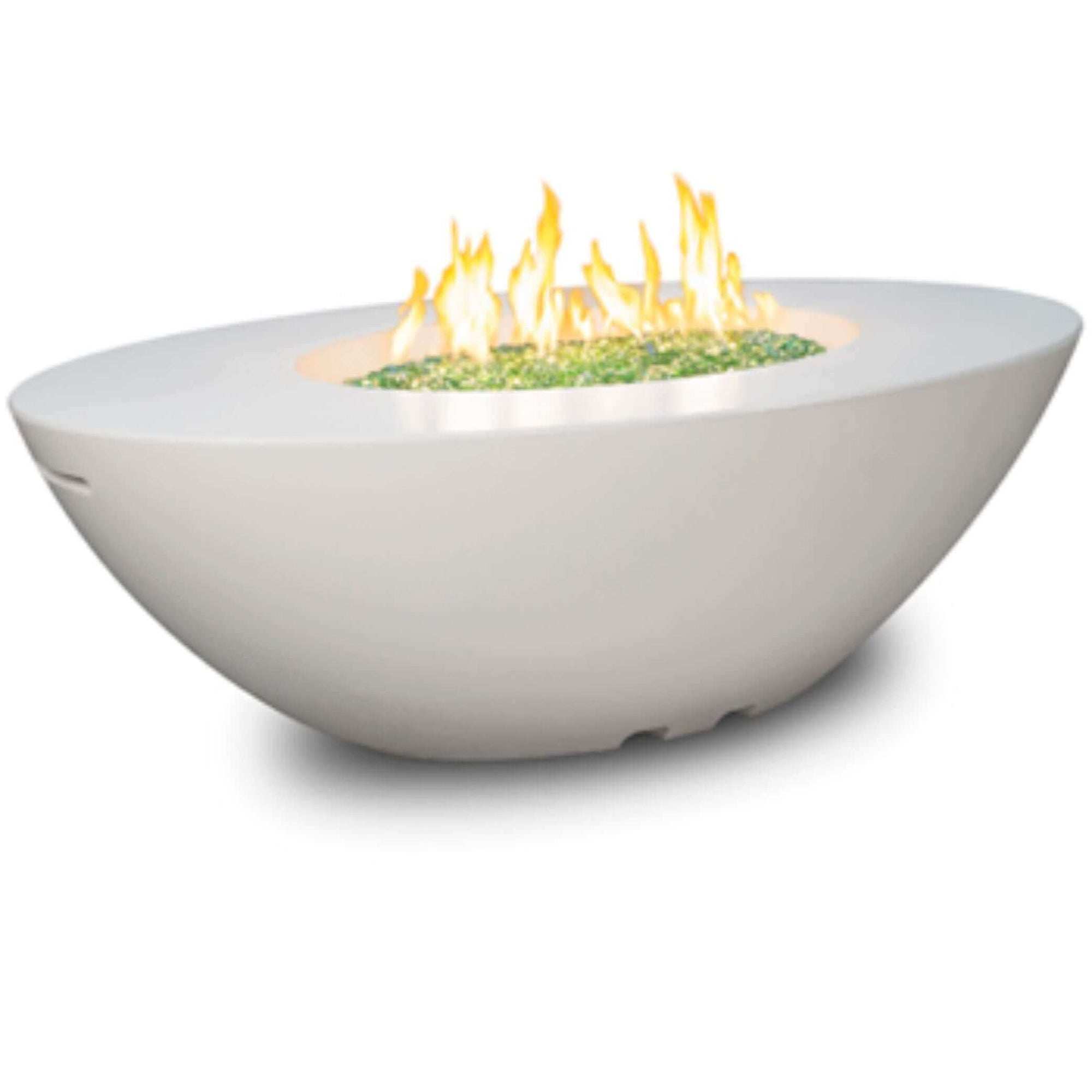 American Fyre Designs 60" Calais Oval Fire Table-Natural Gas