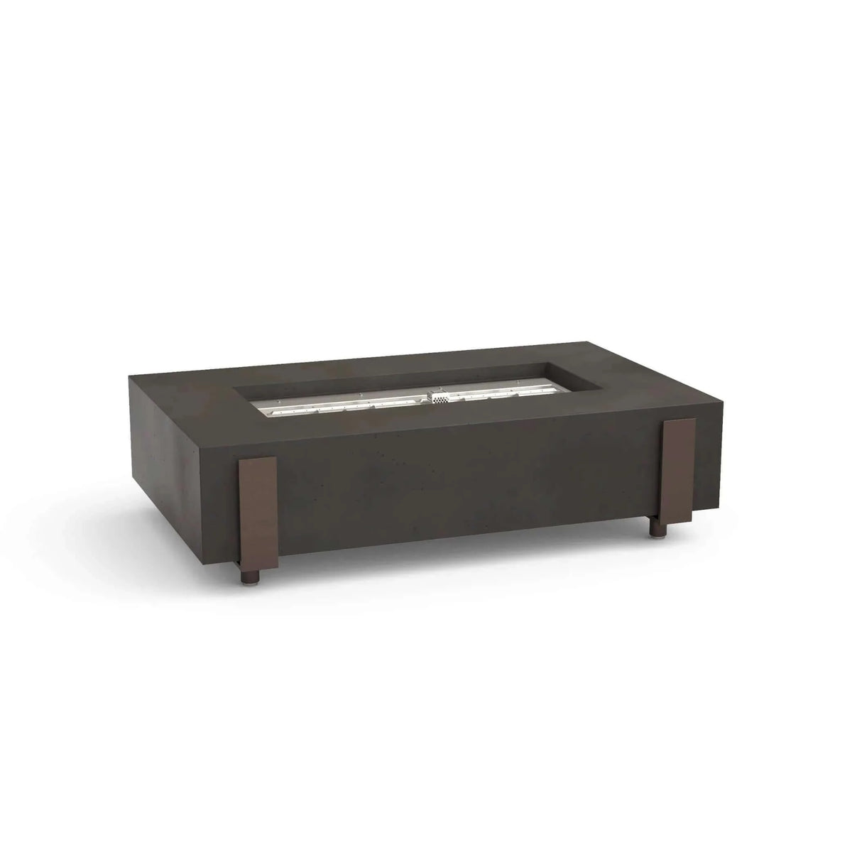 American Fyre Designs Iron Saddle Fire Table-Natural Gas