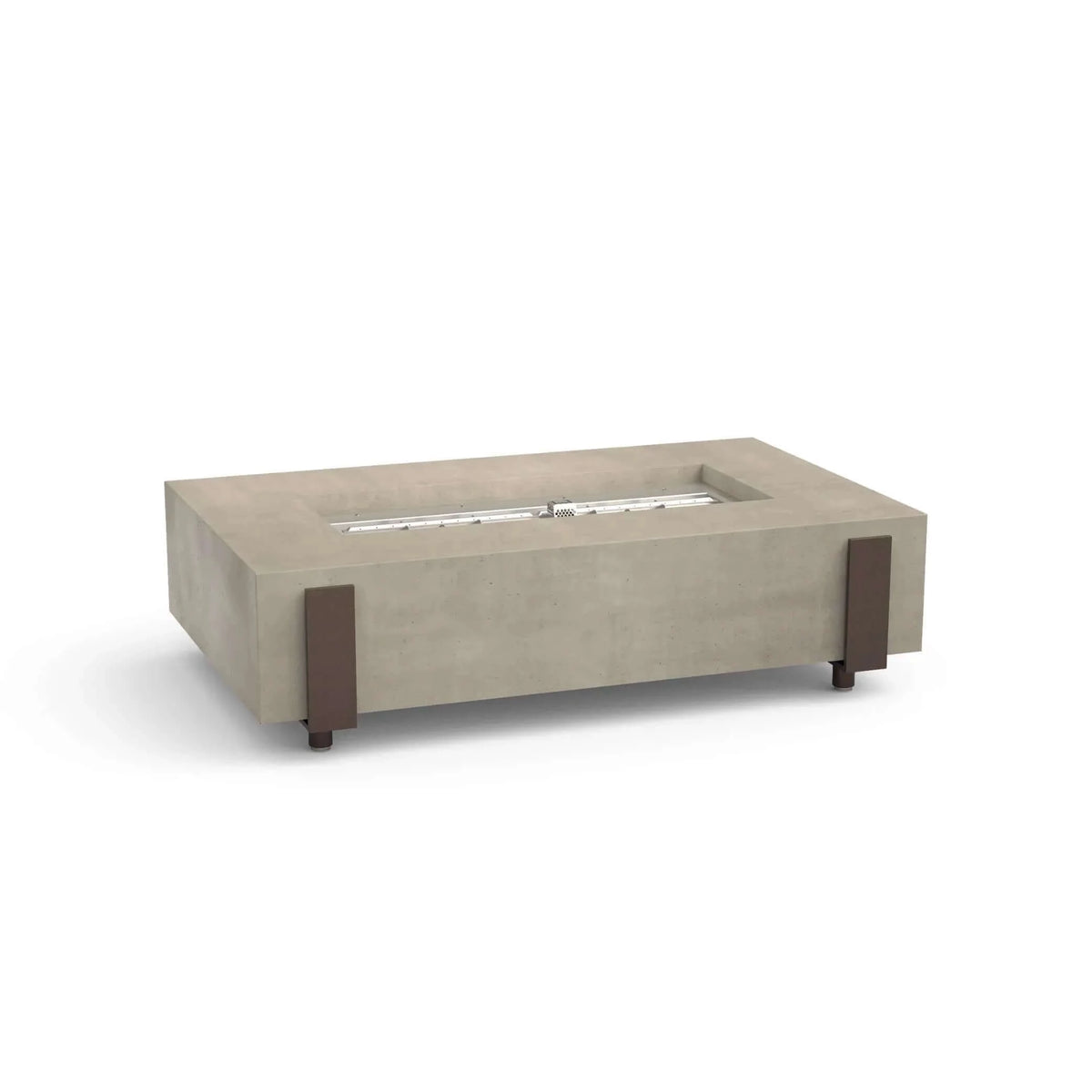 American Fyre Designs Iron Saddle Fire Table-Natural Gas