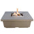 American Fyre Designs Contempo Square Fire Table-Natural Gas