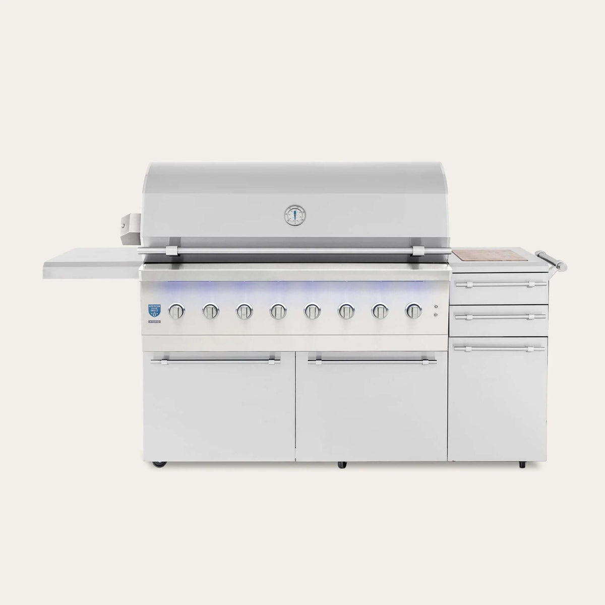 American Made Grills Encore 54" Freestanding Hybrid Grill-Liquid Propane