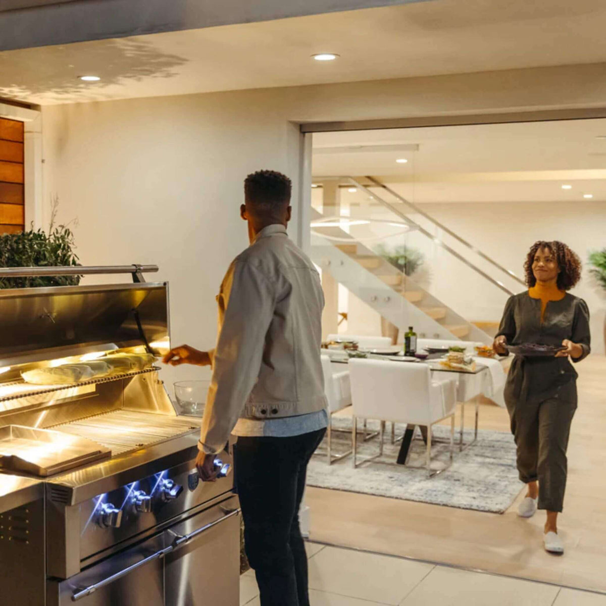 American Made Grills Estate 36" Freestanding BBQ Grill-