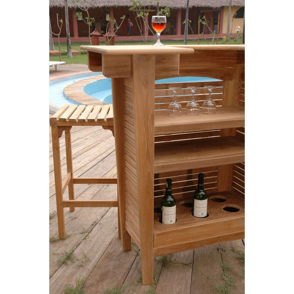 Anderson Teak Montego 3-Pieces Bar Set-