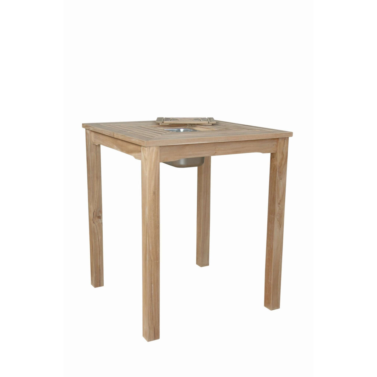 Anderson Teak Chatsworth Ice Chiller Bar Table-