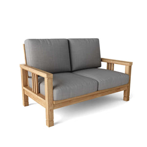 Anderson Teak SouthBay Deep Seating Love Seat-Cast Charcoal