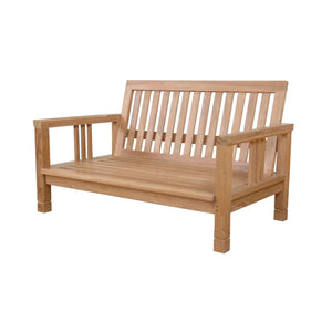 Anderson Teak SouthBay Deep Seating Love Seat-Canvas Natural