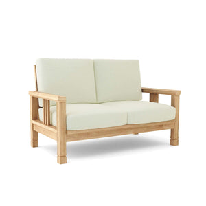 Anderson Teak SouthBay Deep Seating Love Seat-Linen Antique Beige