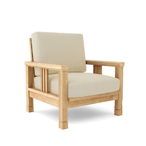 Anderson Teak SouthBay Deep Seating Armchair-Linen Antique Beige
