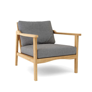 Anderson Teak Amalfi Deep Seating Armchair-Cast Charcoal