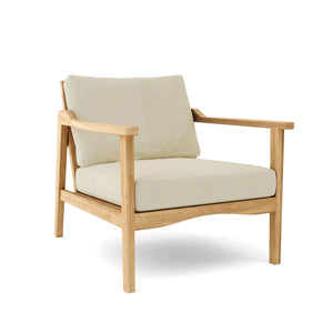 Anderson Teak Amalfi Deep Seating Armchair-Linen Antique Beige