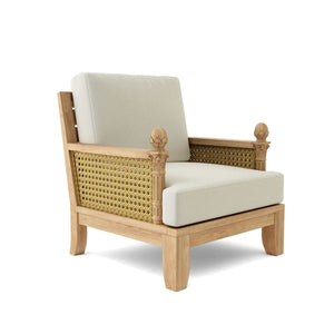 Anderson Teak Luxe Armchair-Canvas Natural