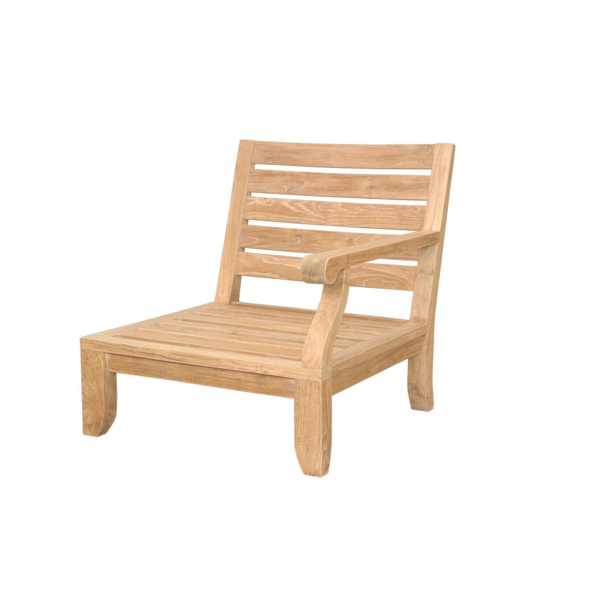 Anderson Teak Riviera Luxe Left Modular-Canvas Natural