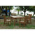 Anderson Teak Chicago Windsor 5-Pieces Dining Table Set-Default Title