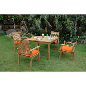 Anderson Teak Brianna Windsor 5-Pieces Dining Table Set-