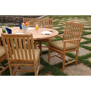 Anderson Teak Bahama Wilshire 7-Pieces Extension Dining Set-