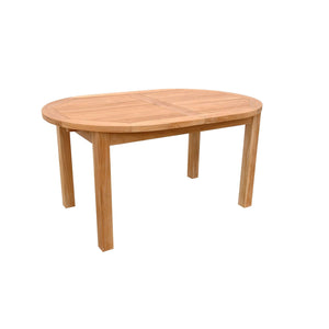 Anderson Teak Bahama Oval Extension Table Extra Thick Wood-87"