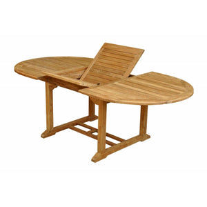 Anderson Teak Bahama Oval Extension Table Extra Thick Wood-