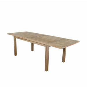 Anderson Teak Bahama 95" Rectangular Table w/ Double Leaf Extensions-