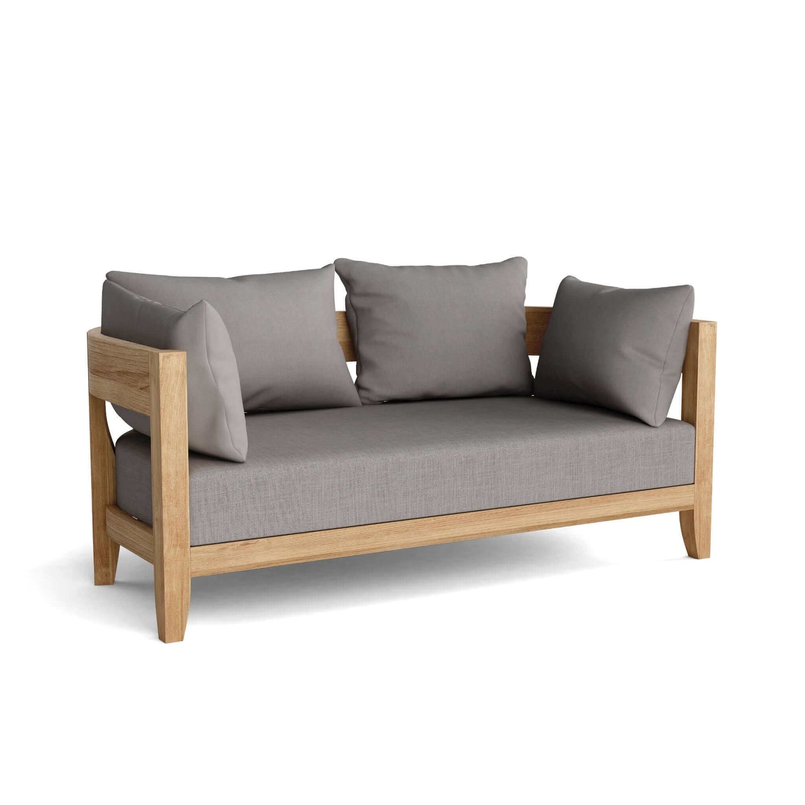 Anderson Teak Coronado Deep Seating Loveseat-Canvas Natural