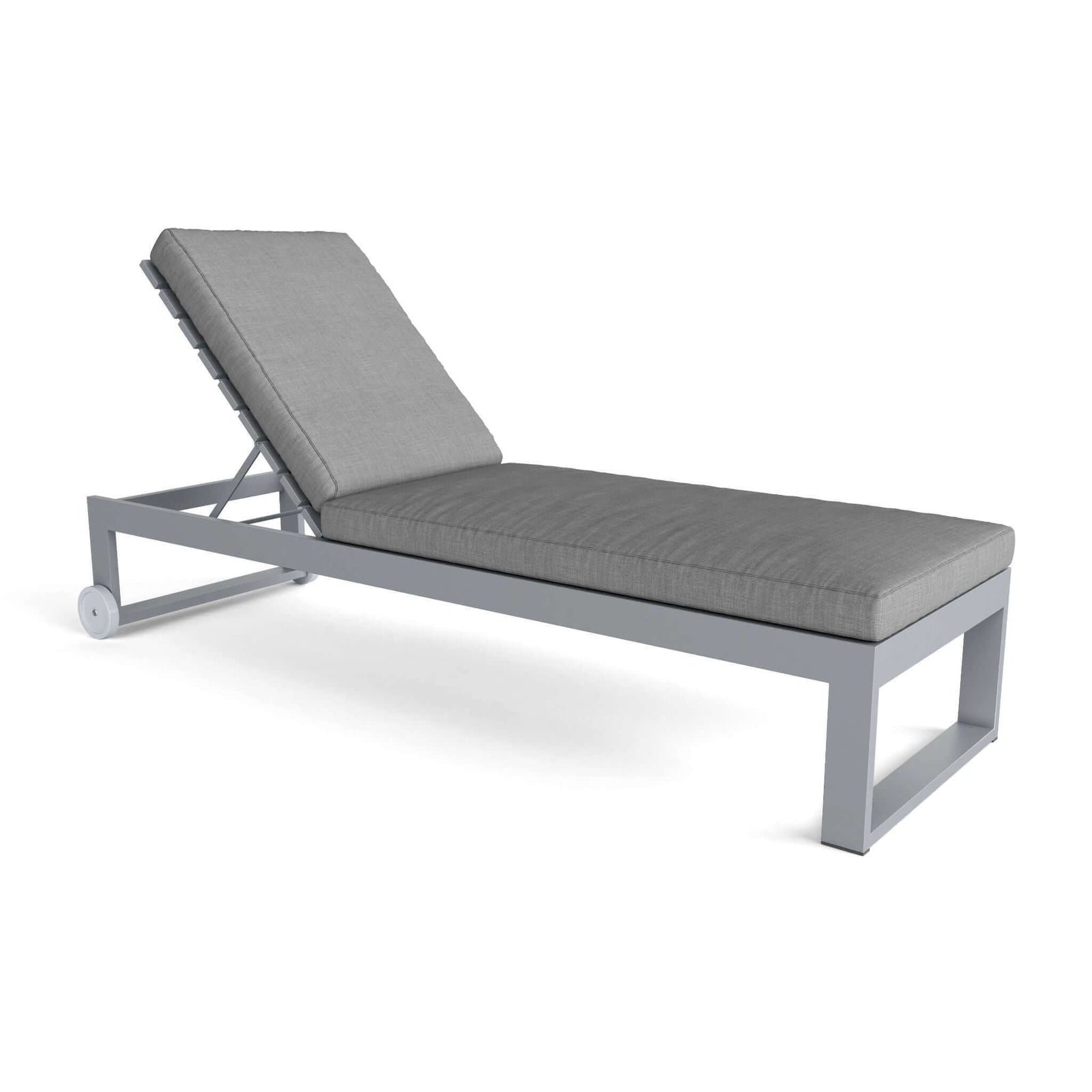 Anderson Teak Lucca Sun Lounger-Grey