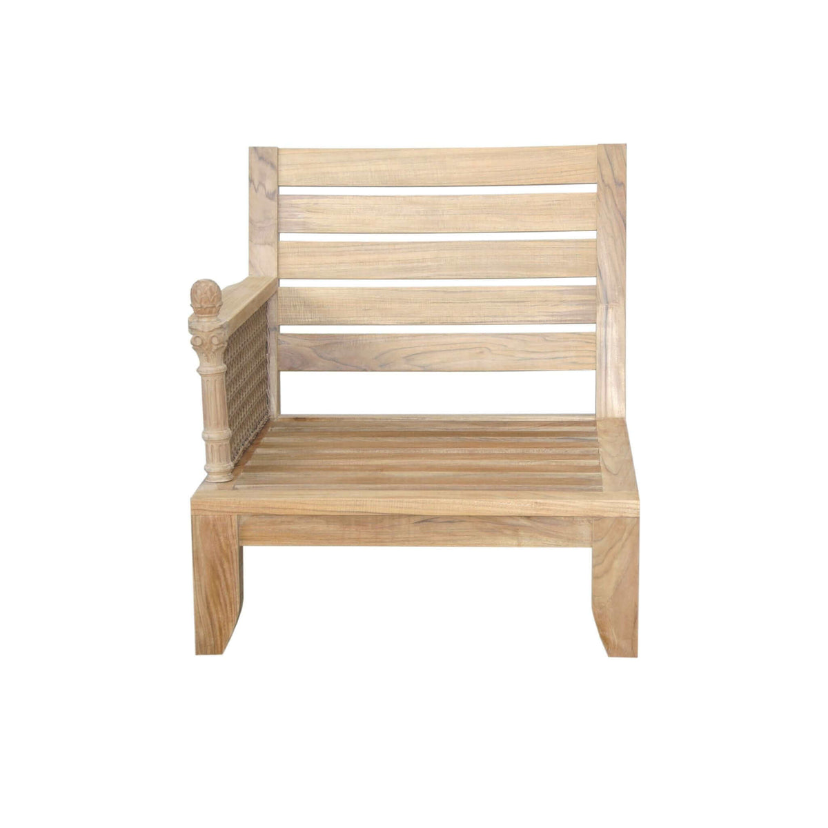 Anderson Teak Luxe Right Modular-Cast Slate