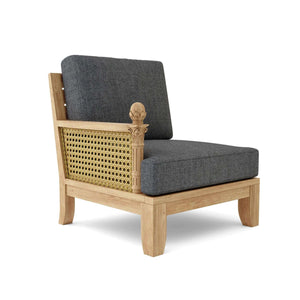 Anderson Teak Luxe Right Modular-Canvas Natural