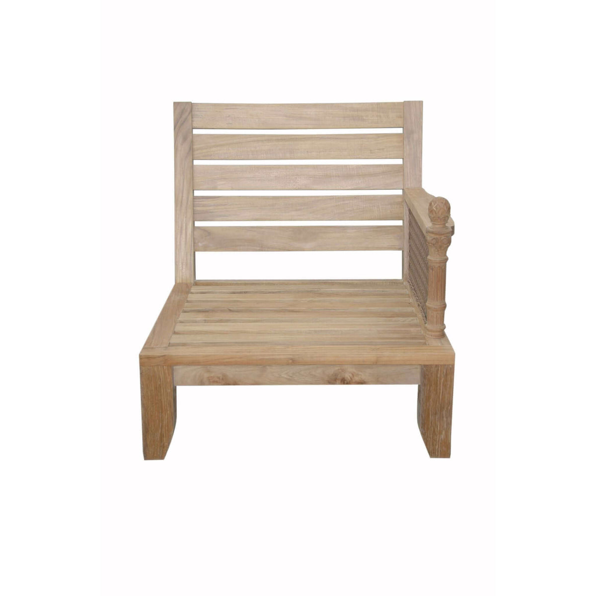 Anderson Teak Luxe Left Modular-Cast Slate