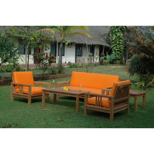 Anderson Teak SouthBay Deep Seating 5-Pieces Conversation Set B-Cast Charcoal