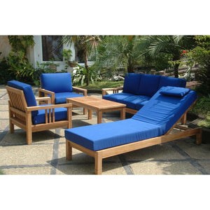 Anderson Teak SouthBay Deep Seating 6-Pieces Conversation Set B-Cast Slate